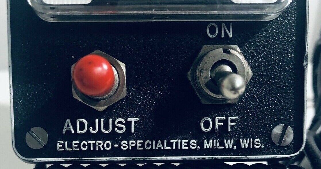 Electro OHMS Specialties Meter PC2 MILW/WIS w/On & Off Switch ~ VINTAGE~WORKS4