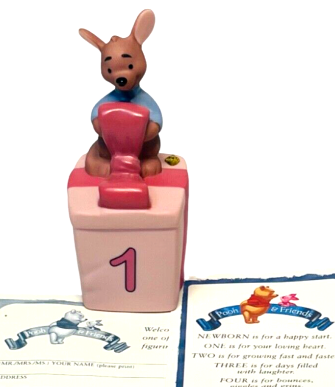 Disney Pooh & Friends Roo Figurine  IN ORIGINAL BOX W/PAPERSMINT CONDITION.0