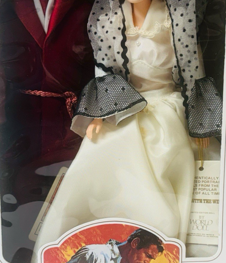 RARE WORLD DOLL GONE WITH THE WIND LIMITED EDITION SCARLETT O'HARA /RHETT BUTLER5