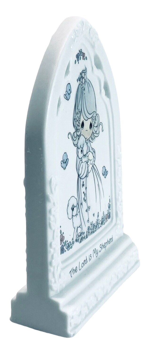 GIRL WITH LAMBS PLAQUE 1993 Enesco - 255866
