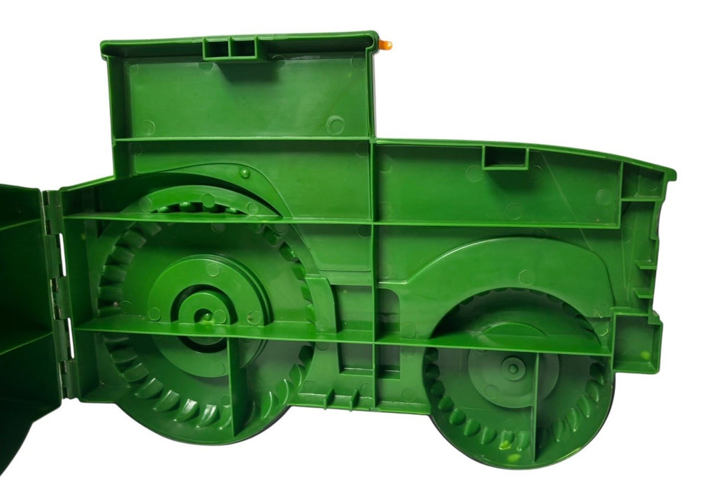 John Deere Toy Tractor Shaped Storage Carrying Case For Farm Vehicles ERTL5
