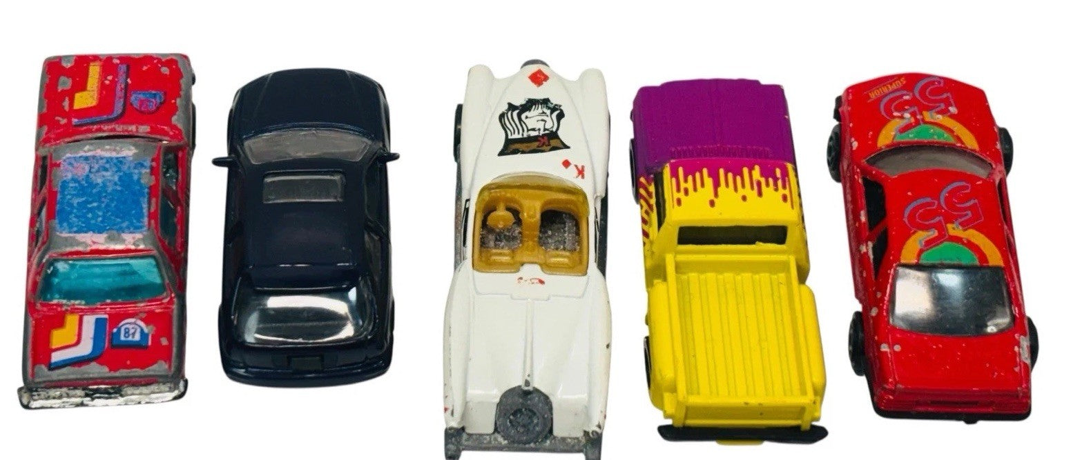 5 Vintage DieCast 1.64 Cars (2-Summer/Maisto/Hot Wheels/Subway).4