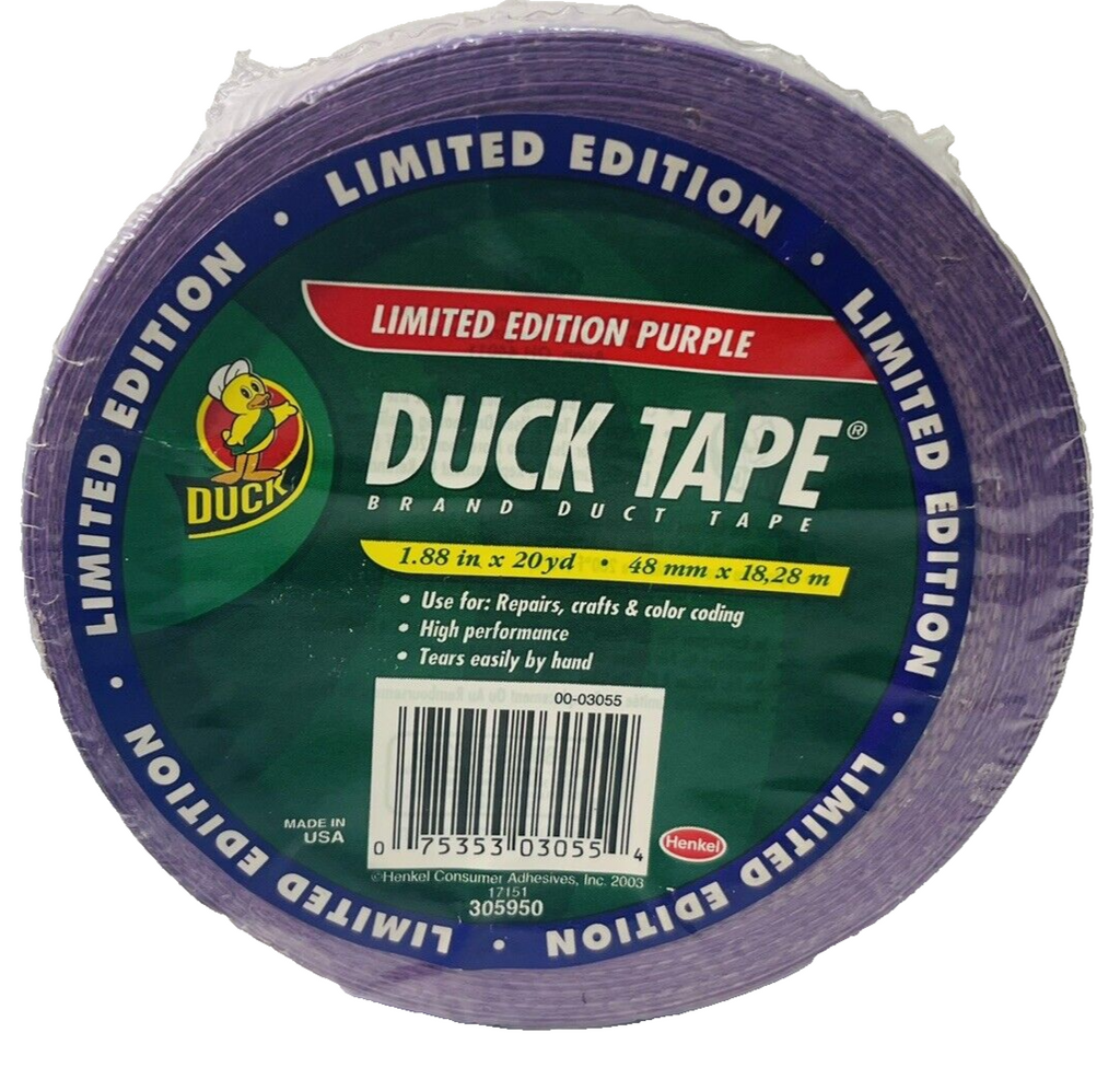DUCK TAPE 1.88" x 20 yd, PURPLE LIMIT EDITION  BRAND NEW1