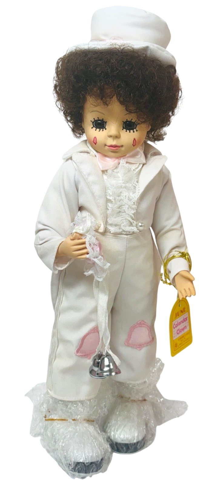 1986 Brinn's Doll June Calendar Clown Porcelain Collectible w/COA & Original Box1