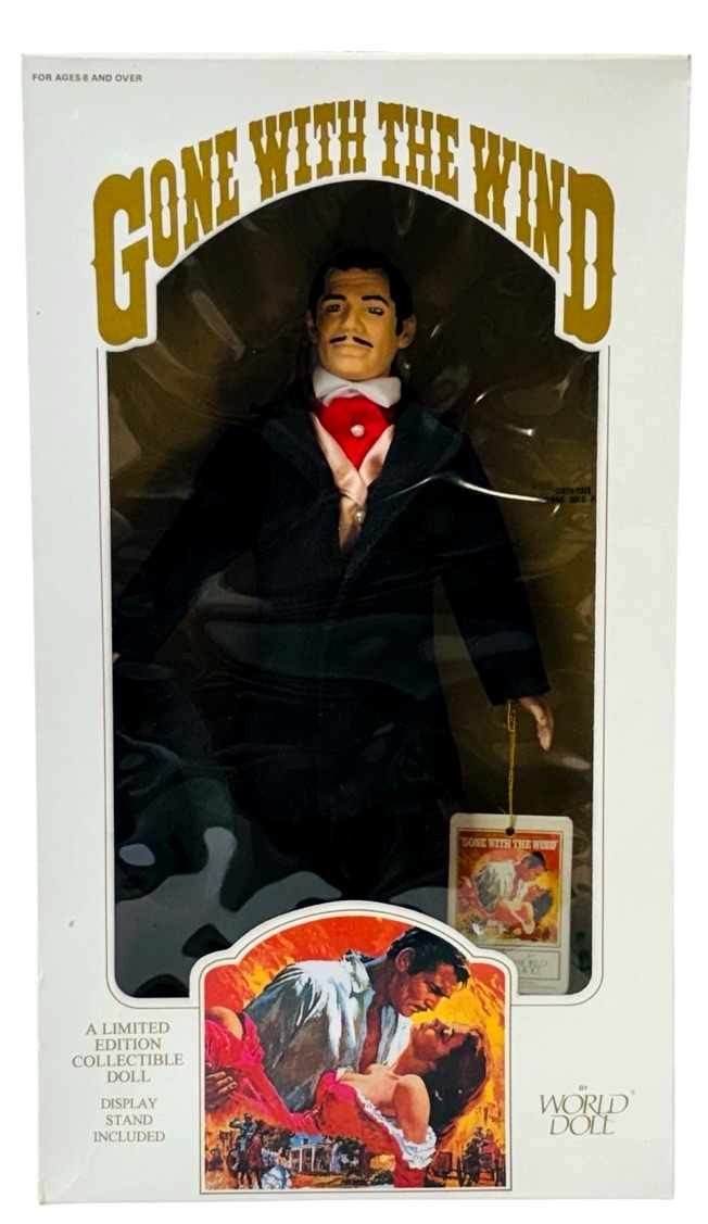 1989 GONE WITH THE WIND 50th Anniversary ed. Portrait Doll RHETT BUTLER 11” New0