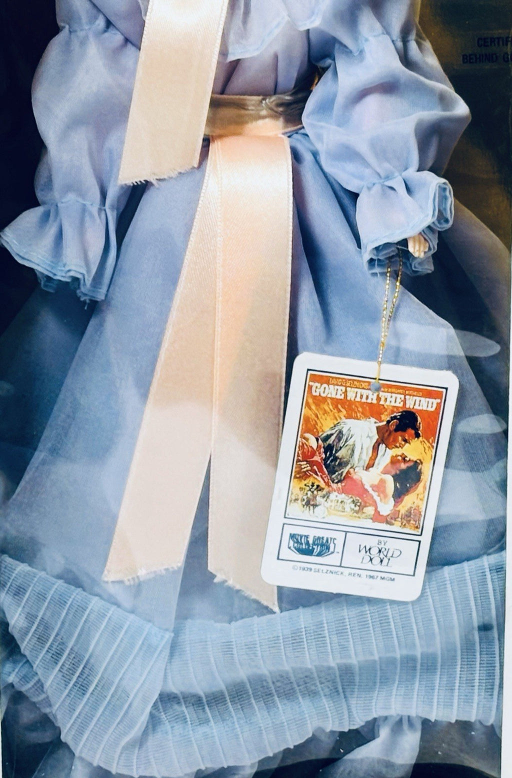 1989 WORLD DOLL GONE WITH THE WIND 50th Anniversary Melanie Doll, NIB.3