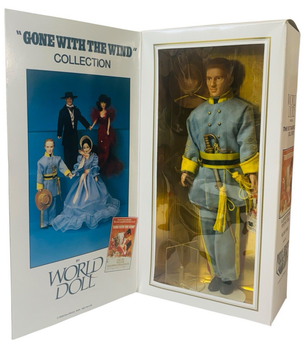 1980s GONE WITH THE WIND 50th Anniversary ed. Portrait Doll Ashley Wilk 11” New0