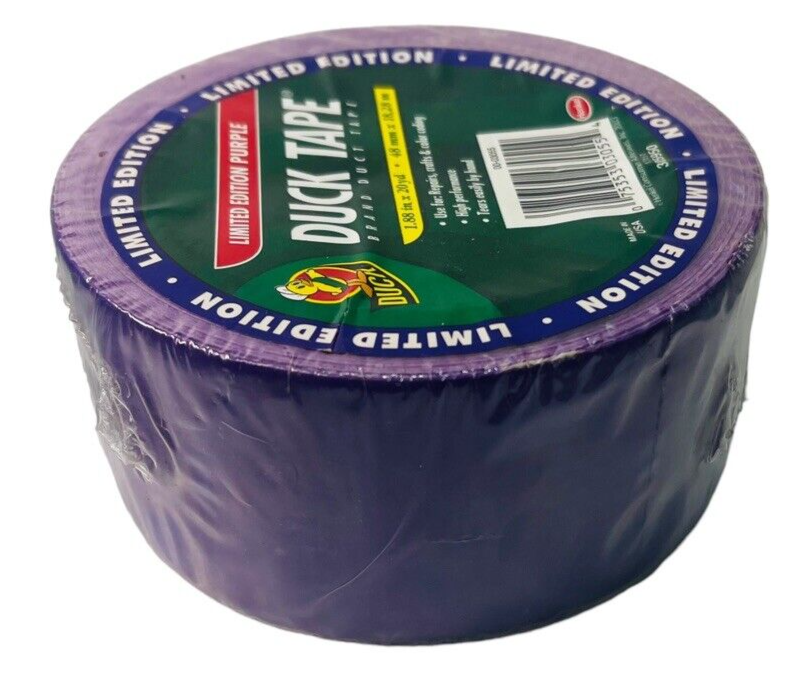 DUCK TAPE 1.88" x 20 yd, PURPLE LIMIT EDITION  BRAND NEW3