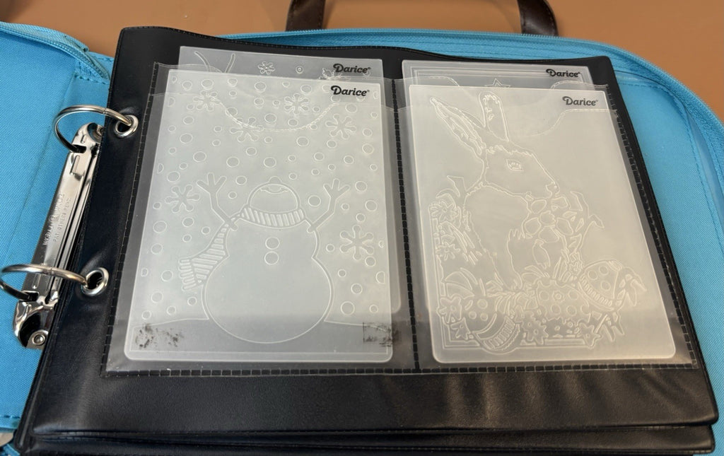 DARICE EMBOSSING STORAGE CASE, CUTTLEBUG DIE & ACCESSIORIES9