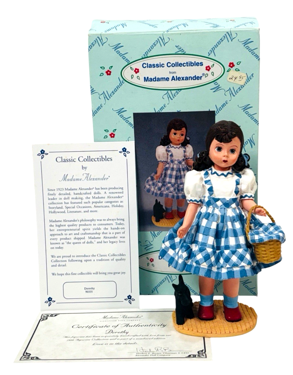 Madame Alexander "Dorothy with Toto" figurine from The Wizard of Oz Collection0