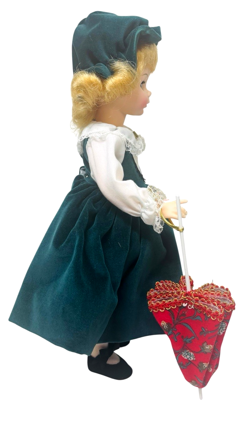1980s Madame Alexander 14” Doll 1568 "Bellows' Anne" W/Japanese Parasol.5