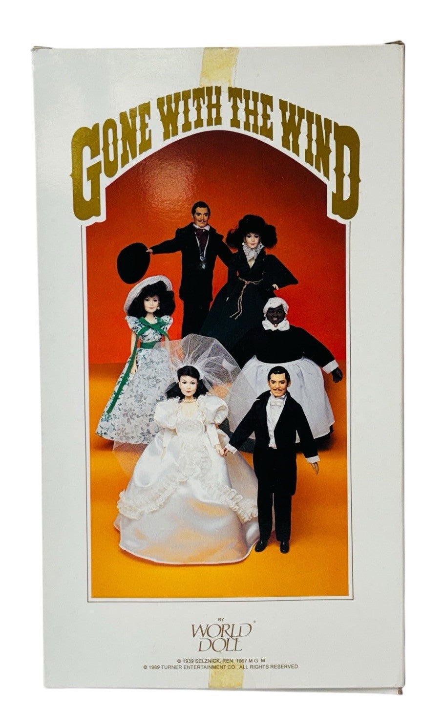 1989 GONE WITH THE WIND 50th Anniversary ed. Portrait Doll RHETT BUTLER 11” New5