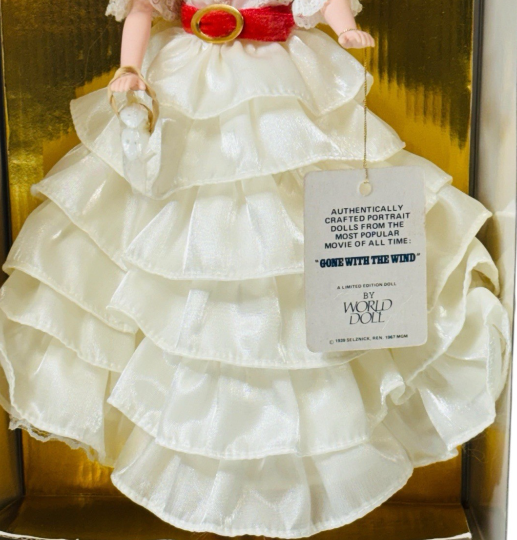 1989 GONE WITH THE WIND 50th Anniversary ed. Portrait Doll Scarlett O’Hara 11”3