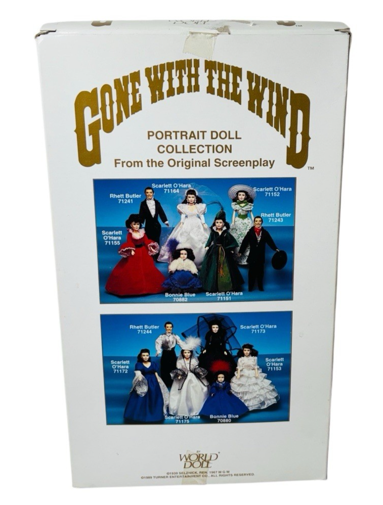 1989 WORLD DOLL GONE WITH THE WIND 50th Anniversary MRS. O’HARA, NIB.4