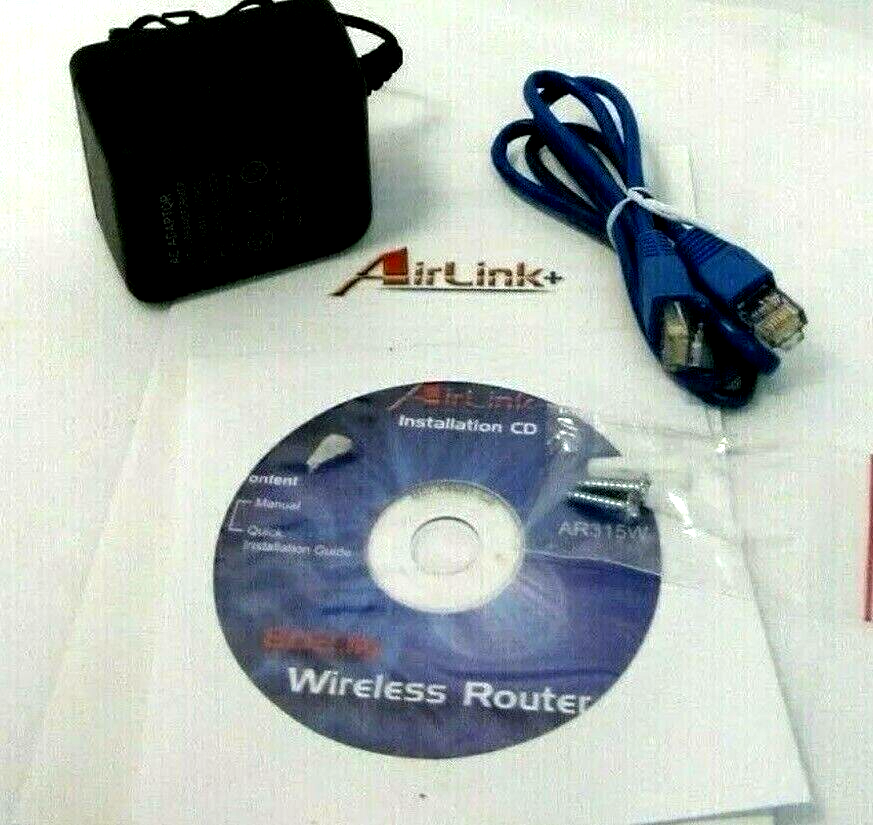  Wireless Router Networking AR315W + Add-On Adapter Card AirLink-AWL3025