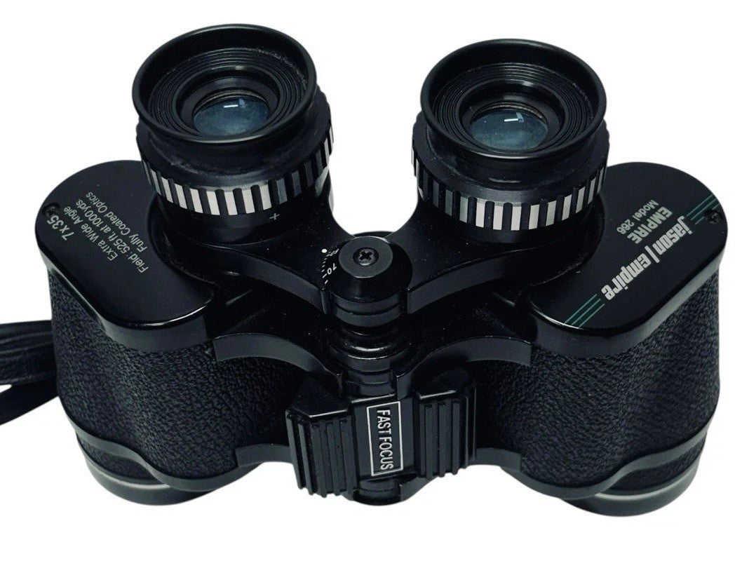 Jason Empire Model 266 Binoculars 7X35 with Lens Caps & Carrying Case.1