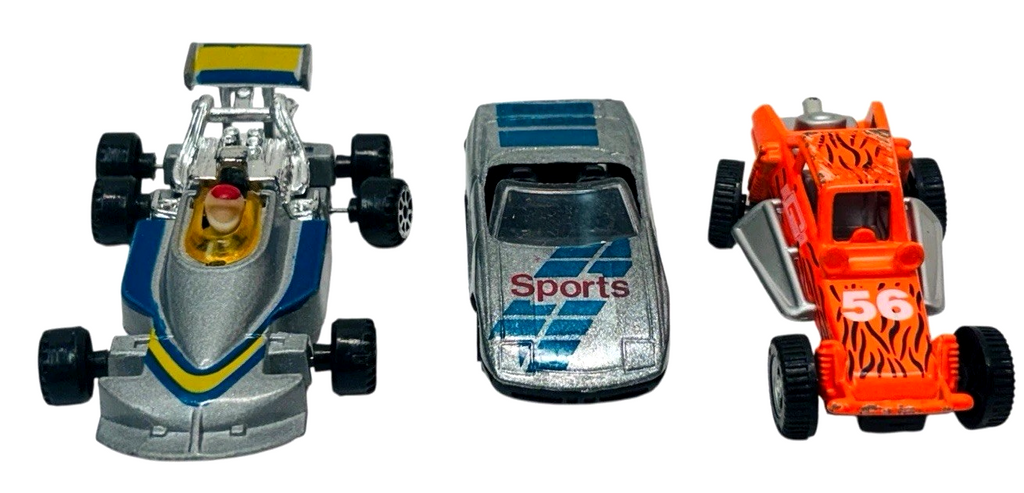 Vintage DieCast Sports Cars Scale 1.64, Lot of 3 (Majorette, Summer, & Maisto).0