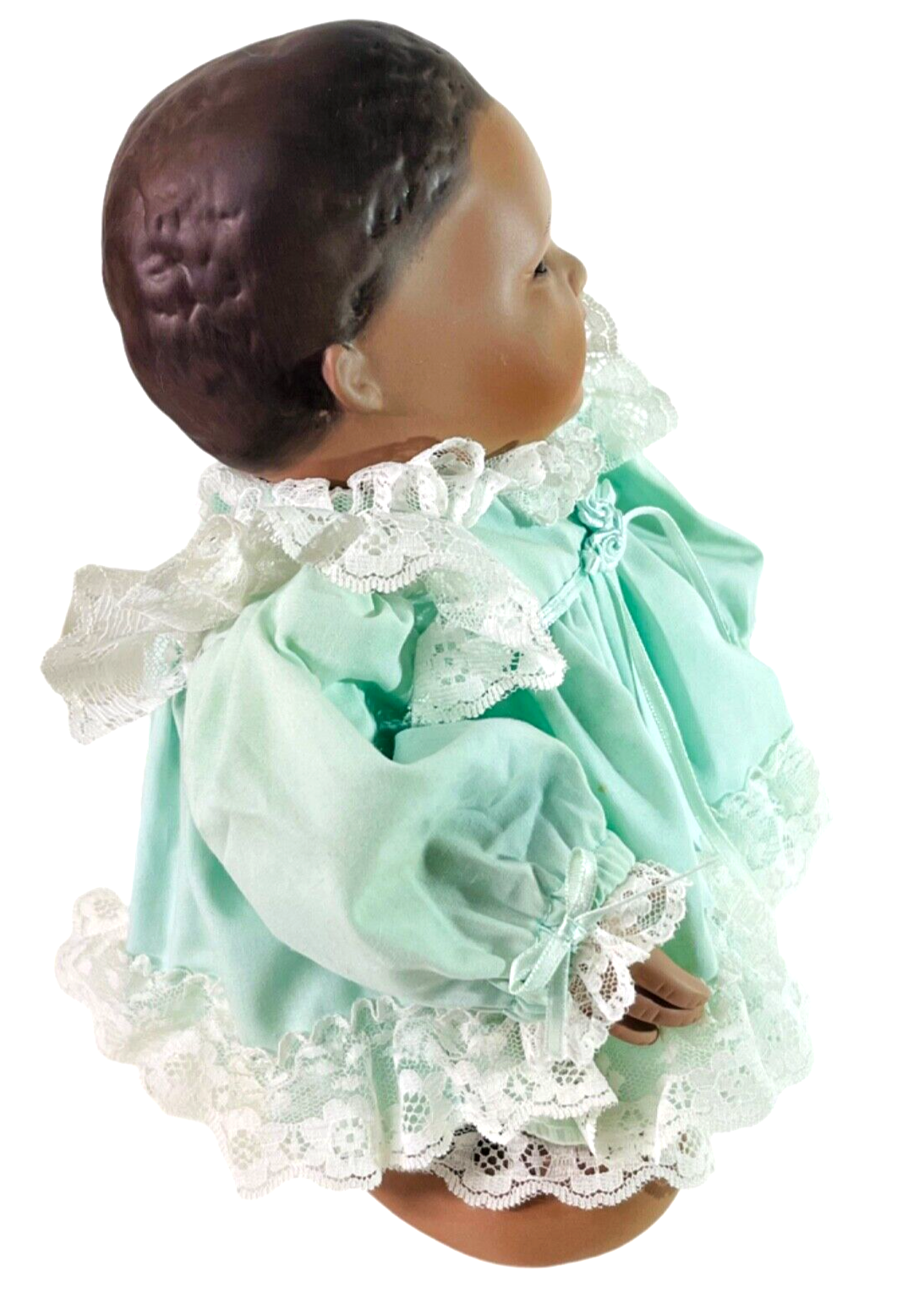 1993 African American Porcelain Doll "Lifelike" 7933FB SIGN BY; Yolanda Bello6