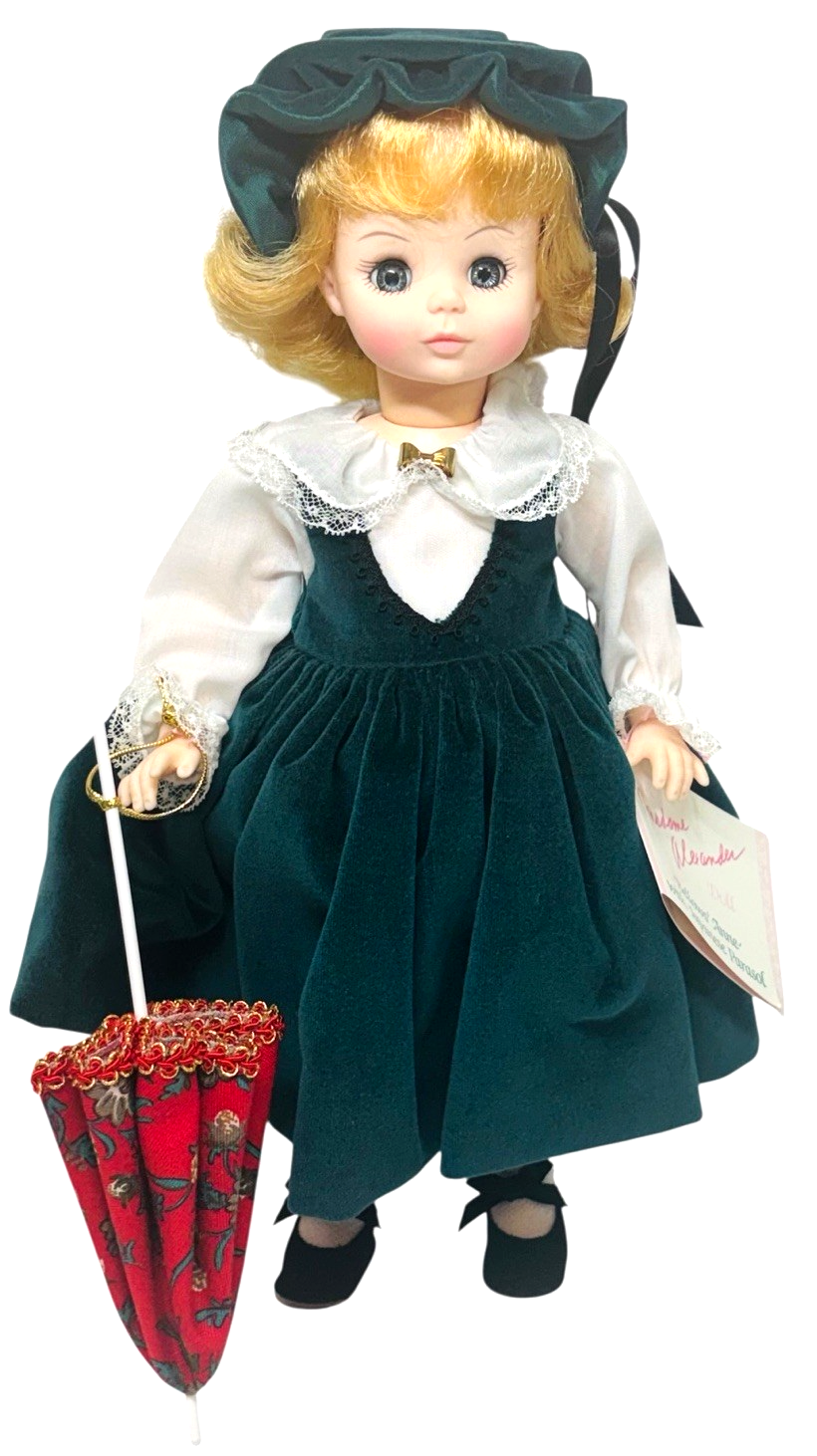1980s Madame Alexander 14” Doll 1568 "Bellows' Anne" W/Japanese Parasol.1