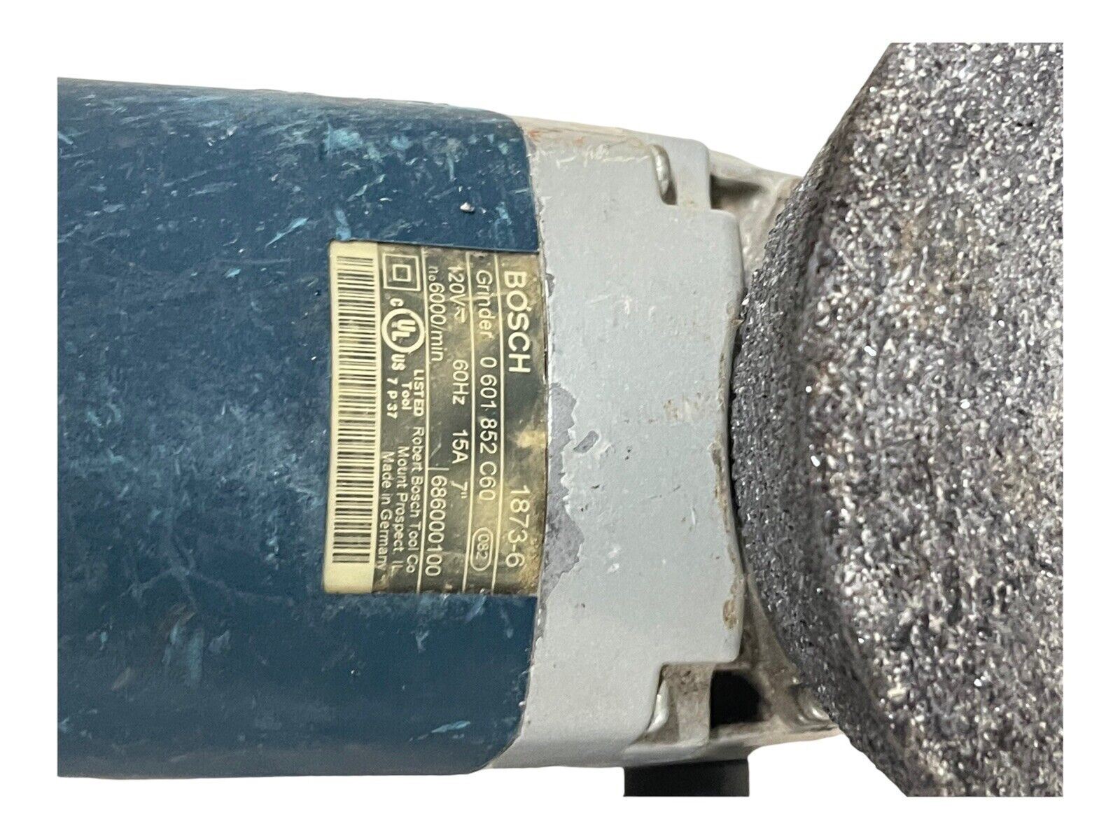 Grinder Bosch 1873-6 w/Salt 26021 Type ll, Cup Wheel - Works Great