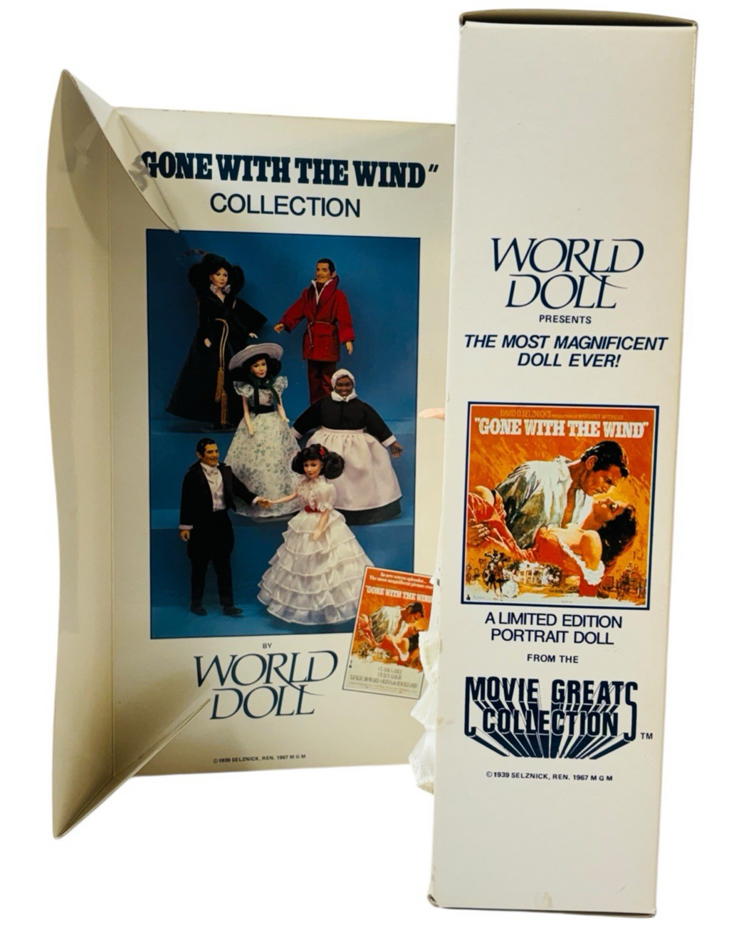 1989 GONE WITH THE WIND 50th Anniversary ed. Portrait Doll Scarlett O’Hara 11”5