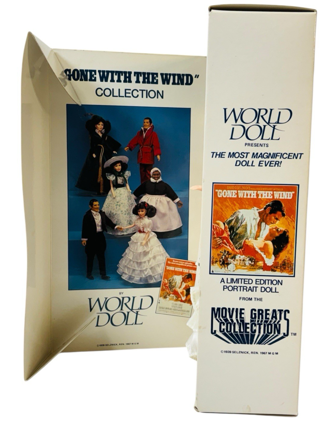 1989 GONE WITH THE WIND 50th Anniversary ed. Portrait Doll Scarlett O’Hara 11”5