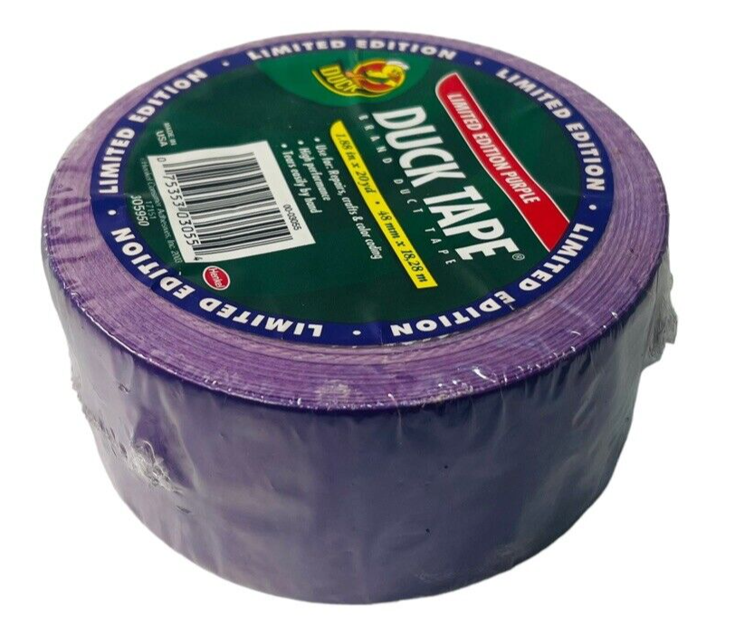 DUCK TAPE 1.88" x 20 yd, PURPLE LIMIT EDITION  BRAND NEW2