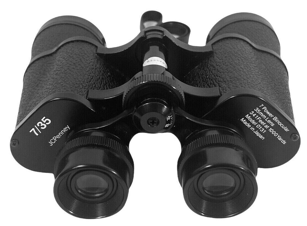 Binoculars 7Power 35 mm Lens 341 Ft at 1000 Yds. w/Case JC Penney's ~ VINTAGE3