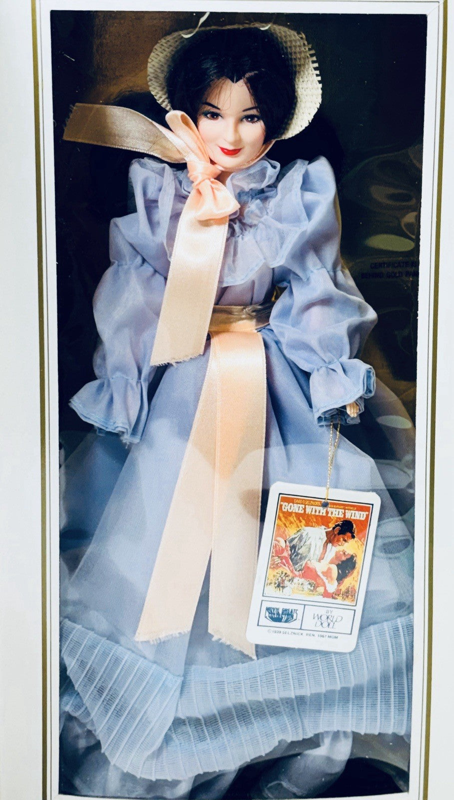 1989 WORLD DOLL GONE WITH THE WIND 50th Anniversary Melanie Doll, NIB.1