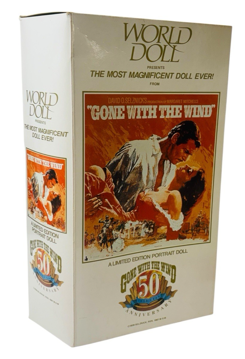 RARE 1989 WORLD DOLL GONE WITH THE WIND 50th Anniversary Limited Ed. Doll PRISSY8