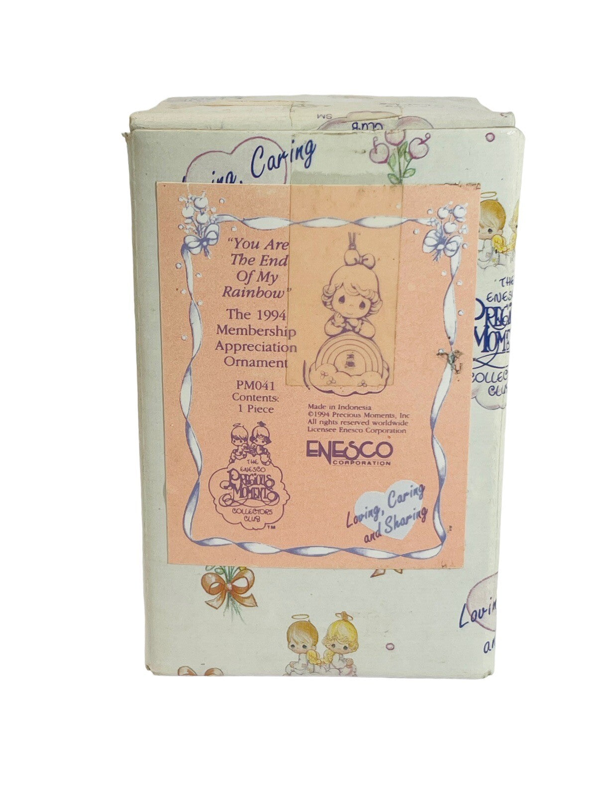  1994 Enesco MEMBERSHIP APPRECIATION ORNAMENT Precious Moments 