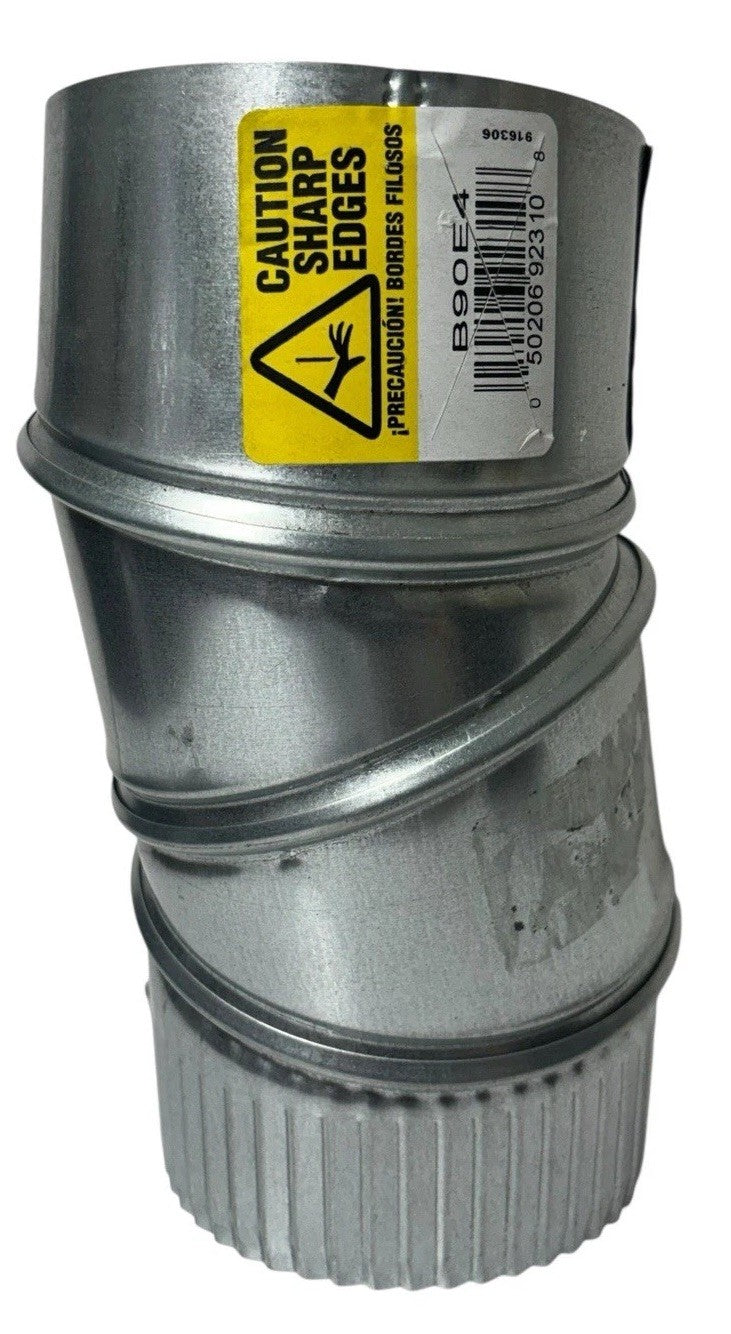 Master Flow 90 Degree Round Adjustable Elbow, Model B90E4, New.0