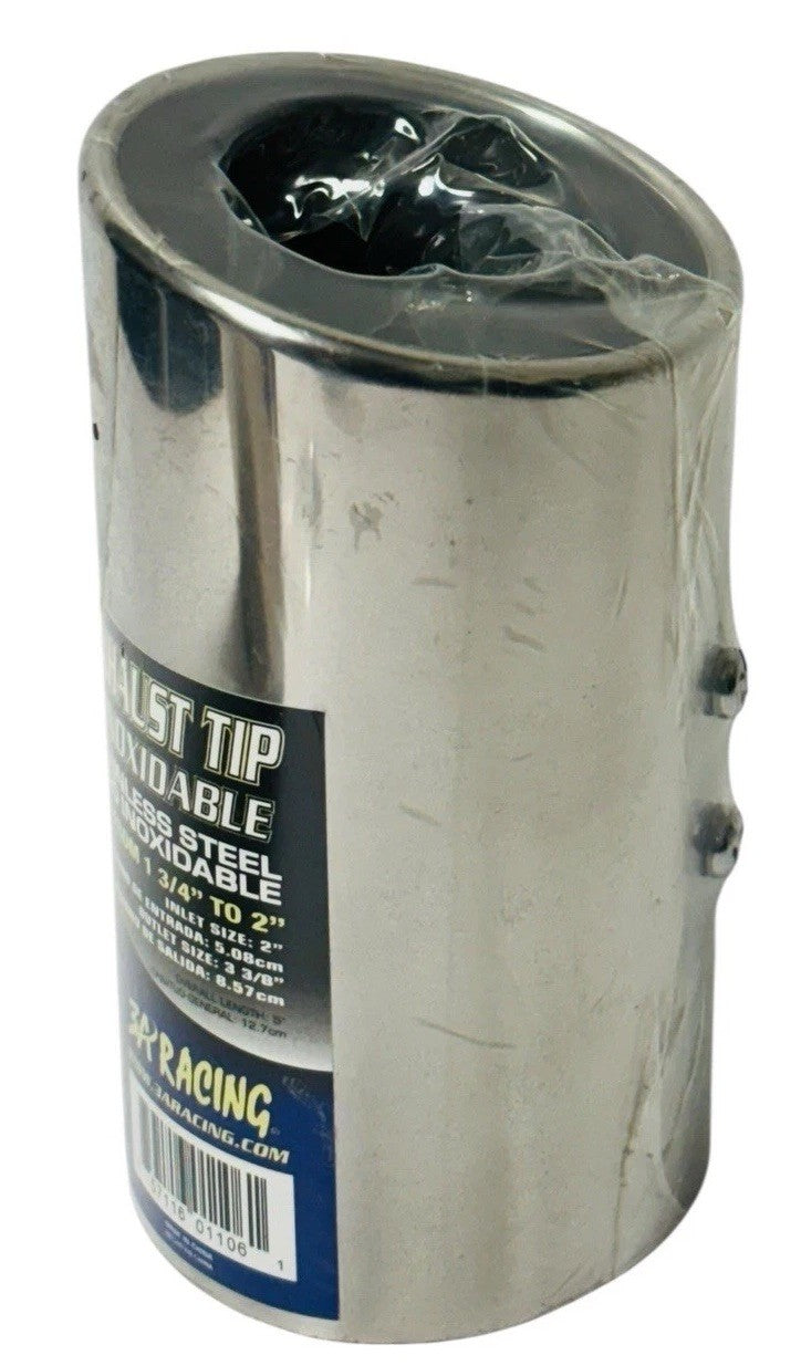 3A Racing Stainless Steel Exhaust Tip (model 62-1106), Factory Sealed1