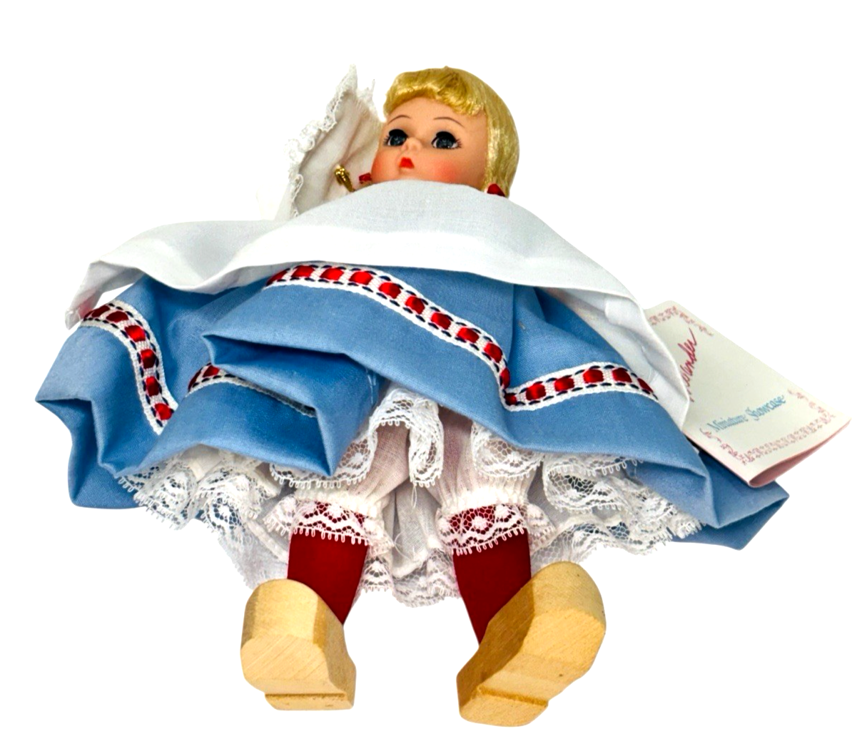 1987 Madame Alexander 8” Doll Netherlands 581 Blonde Girl in Dutch Attire.6