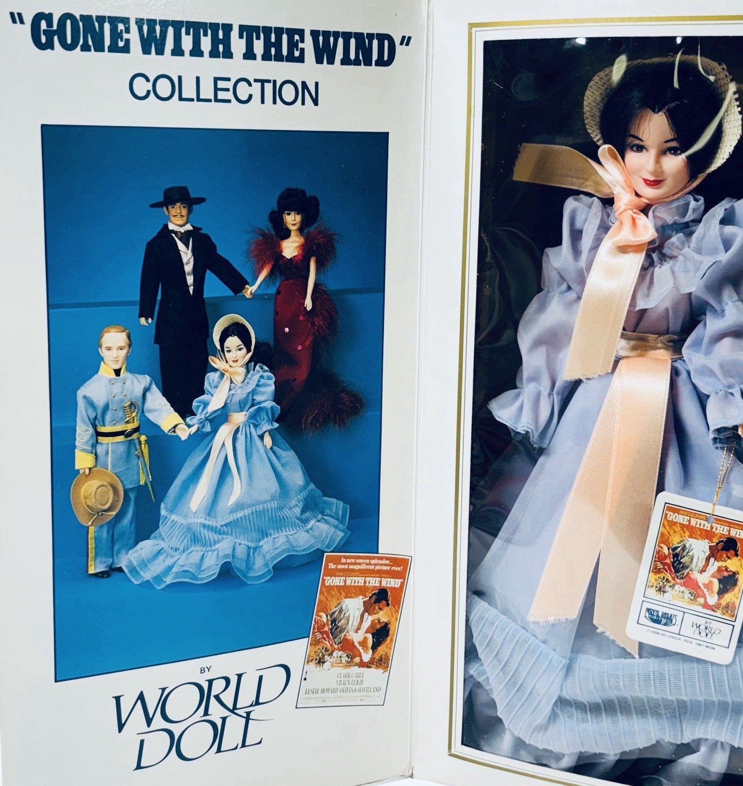 1989 WORLD DOLL GONE WITH THE WIND 50th Anniversary Melanie Doll, NIB.4