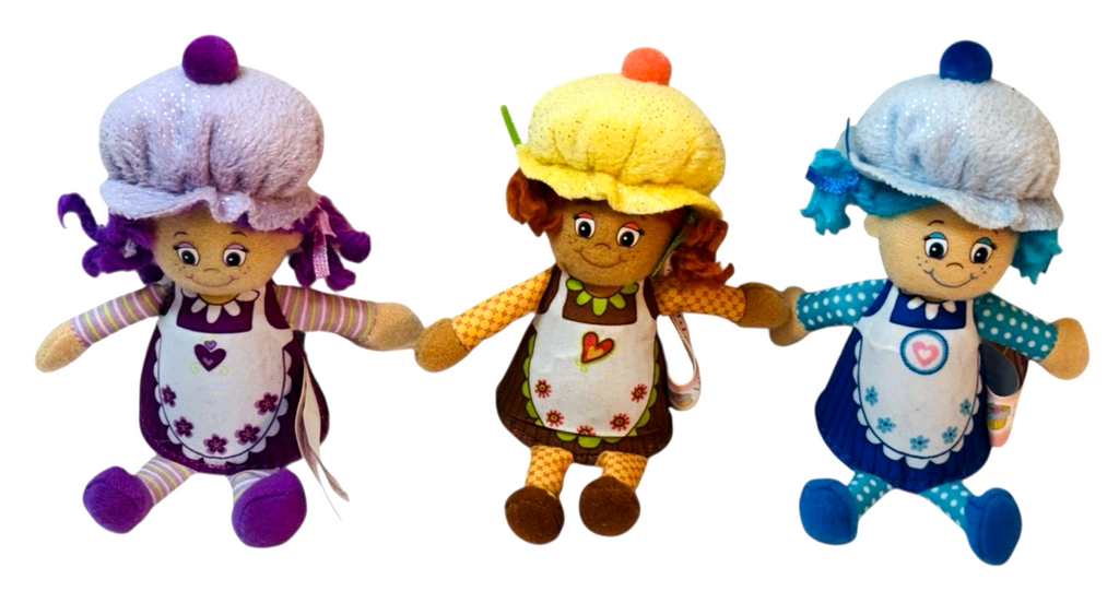 2011 Little Miss Muffins Dolls 8” Jay at Play Toy Collection Lot of 62