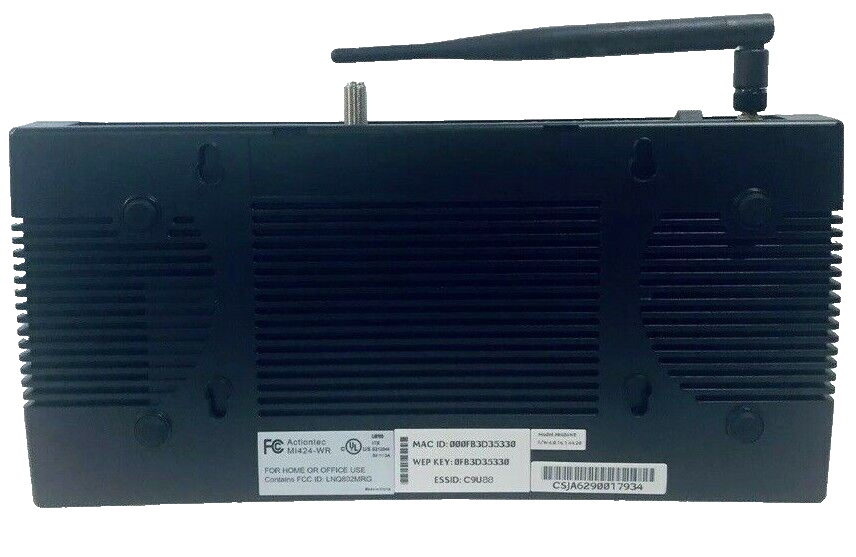Actiontec Router Model M1424-WR/Rev-D Fios-Stream Multiple Videos" Verizon 