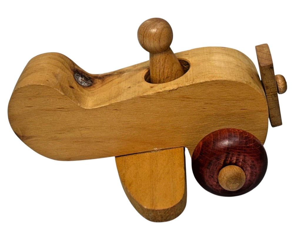 Montgomery Schoolhouse Vermont Handcrafted Wooden Vehicle Toys Car/Bus/Airplane6