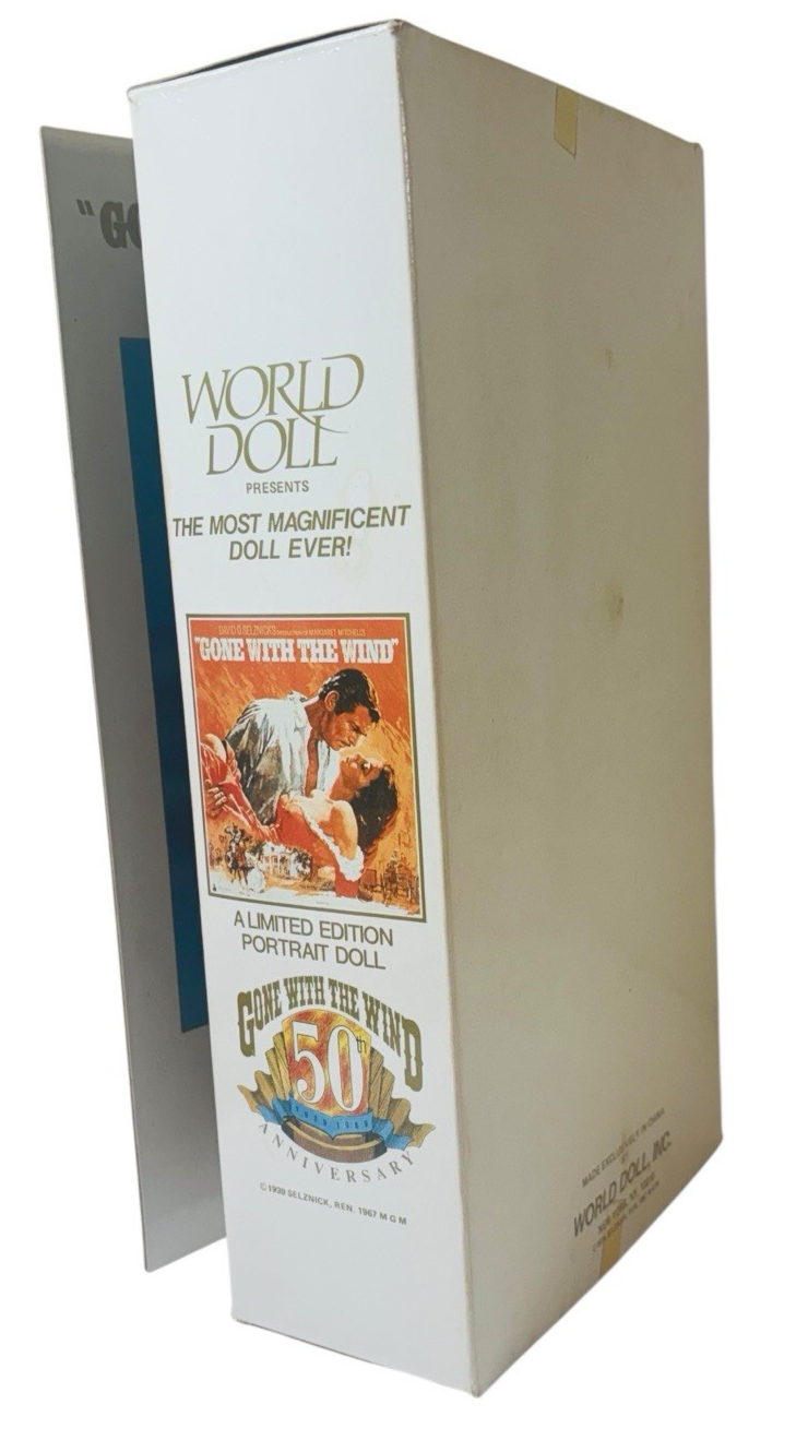 1989 WORLD DOLL GONE WITH THE WIND 50th Anniversary Limited Edition Doll MELAINE8