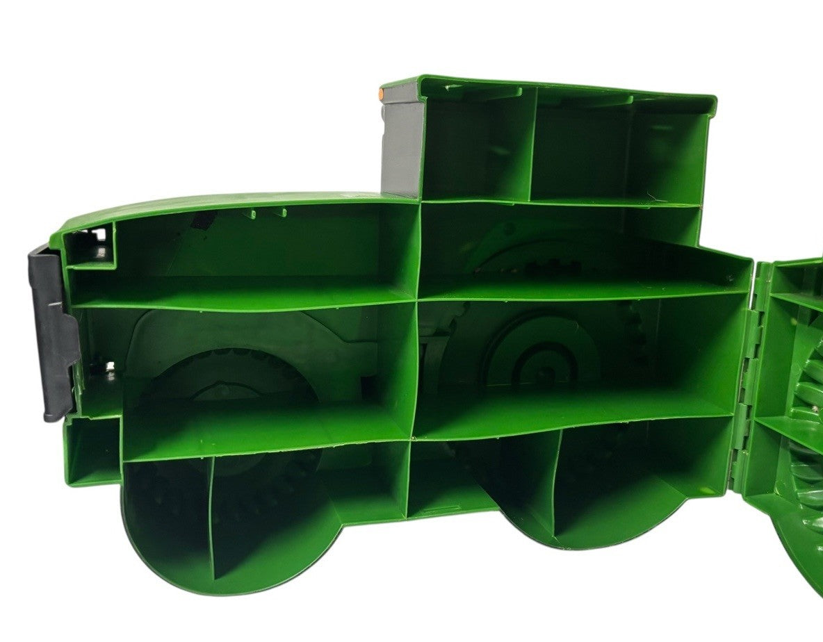 John Deere Toy Tractor Shaped Storage Carrying Case For Farm Vehicles ERTL6