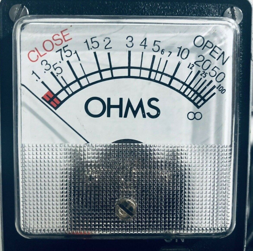 Electro OHMS Specialties Meter PC2 MILW/WIS w/On & Off Switch ~ VINTAGE~WORKS3