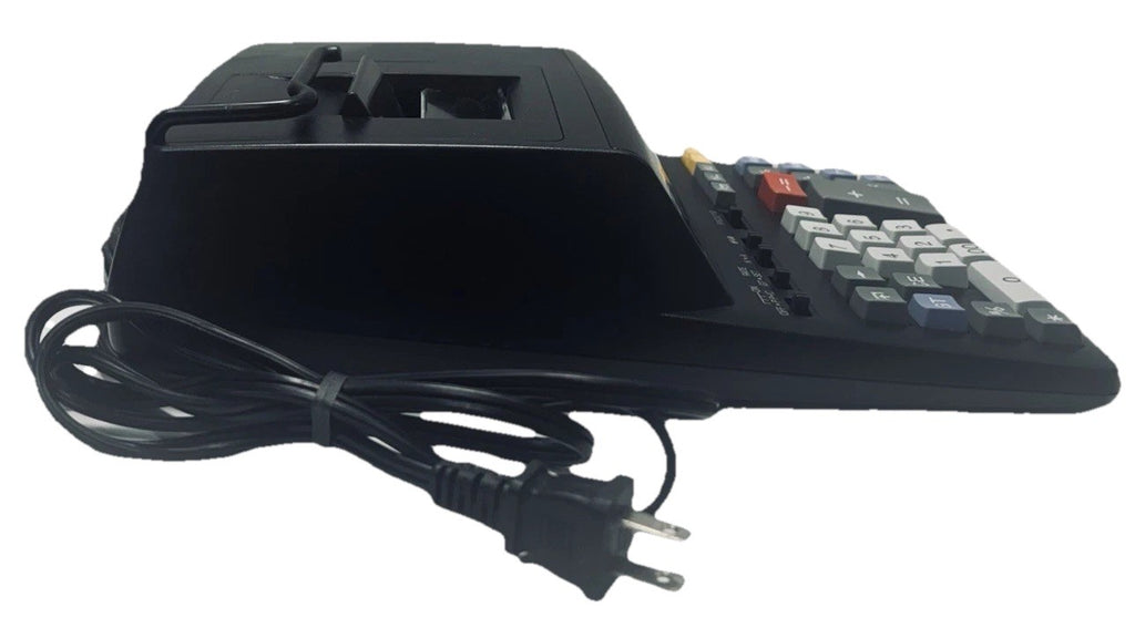 Sharp EL-2196BL 12-Digit Desktop Printing Calculator Black, Tested & Works Great3