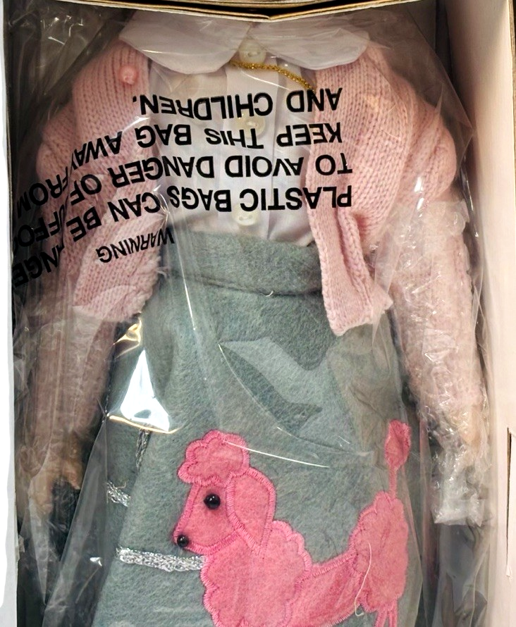 New Heritage Signature Collection Porcelain Doll 16in "Katie" Poodle Skirt3