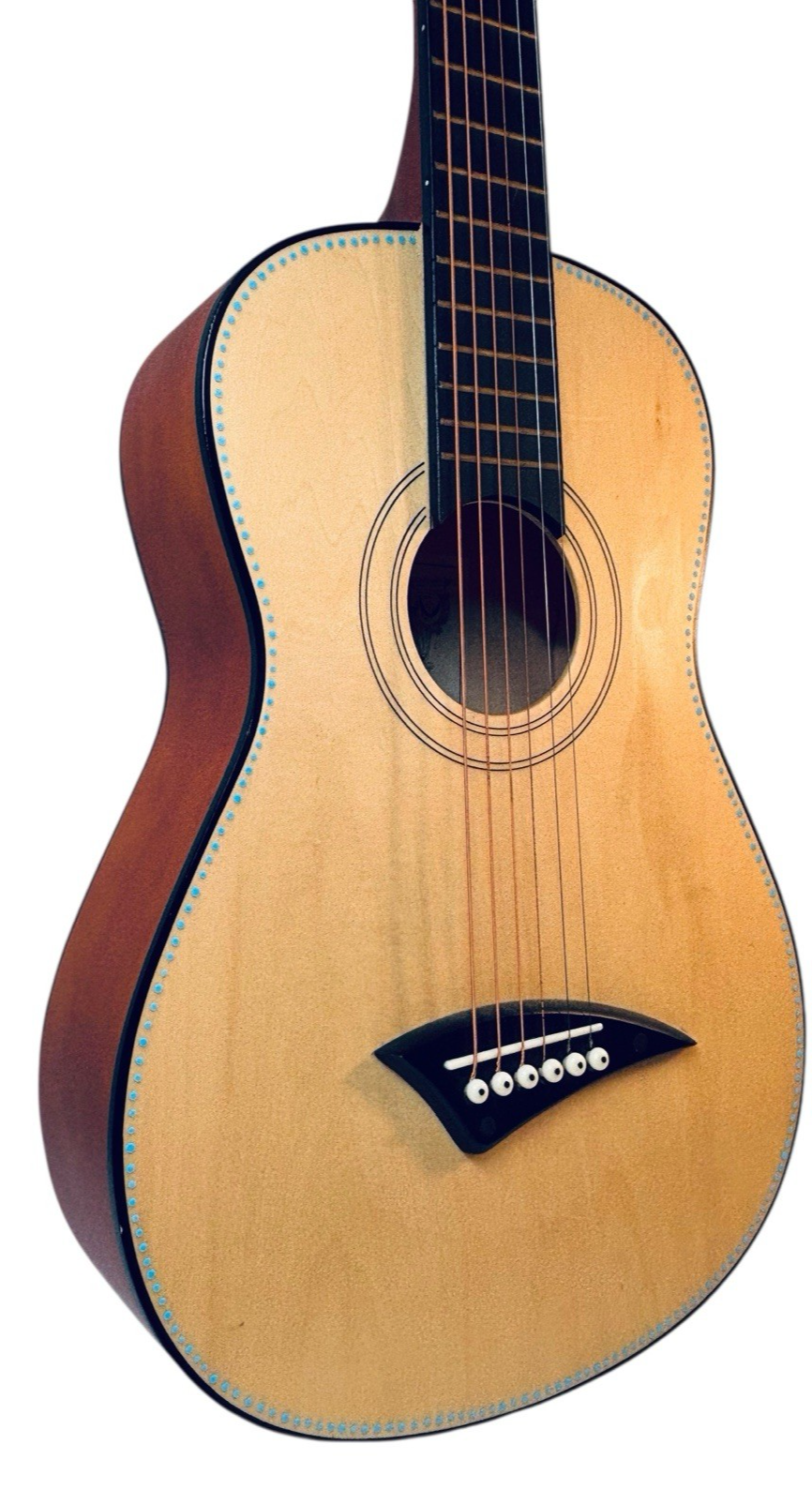 V, 6 String Guitar  3/4 Size Dean Playmate Model JT w/Original Gig Bag Acoustic 4