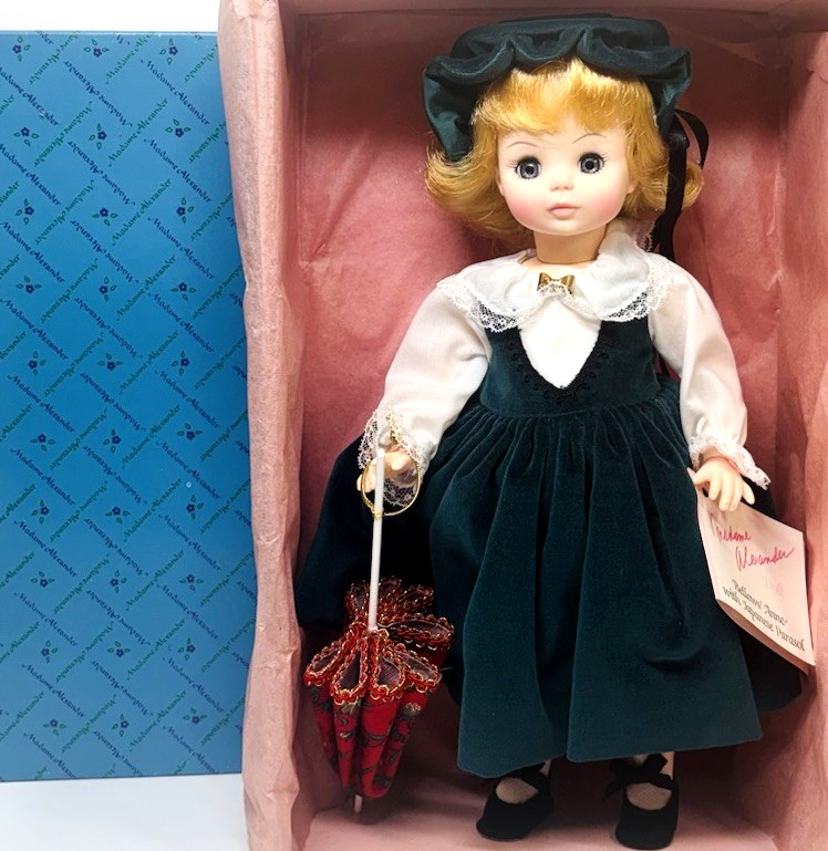 1980s Madame Alexander 14” Doll 1568 "Bellows' Anne" W/Japanese Parasol.0
