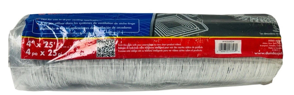 Dundas Jafine 4 In. Dia x 25 Ft. Aluminum Foil Flexible Ducting. No Wormclaps.1