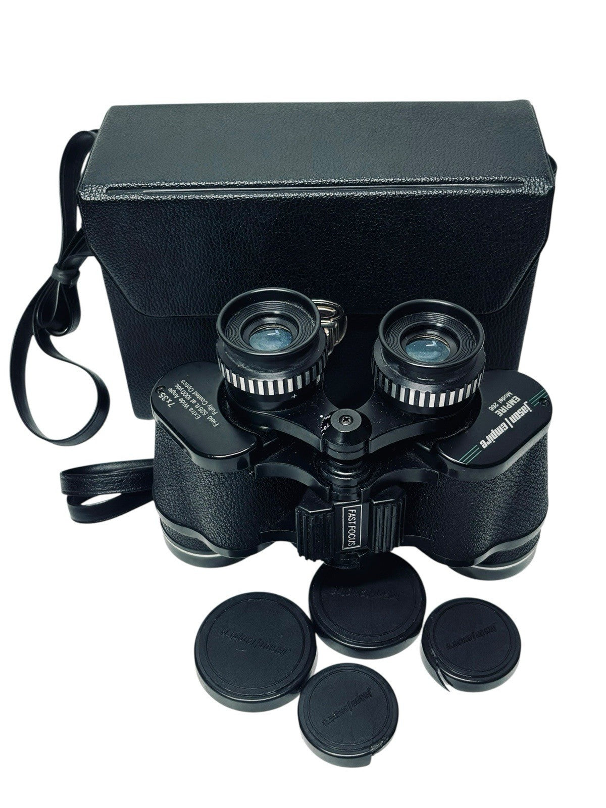 Jason Empire Model 266 Binoculars 7X35 with Lens Caps & Carrying Case.0