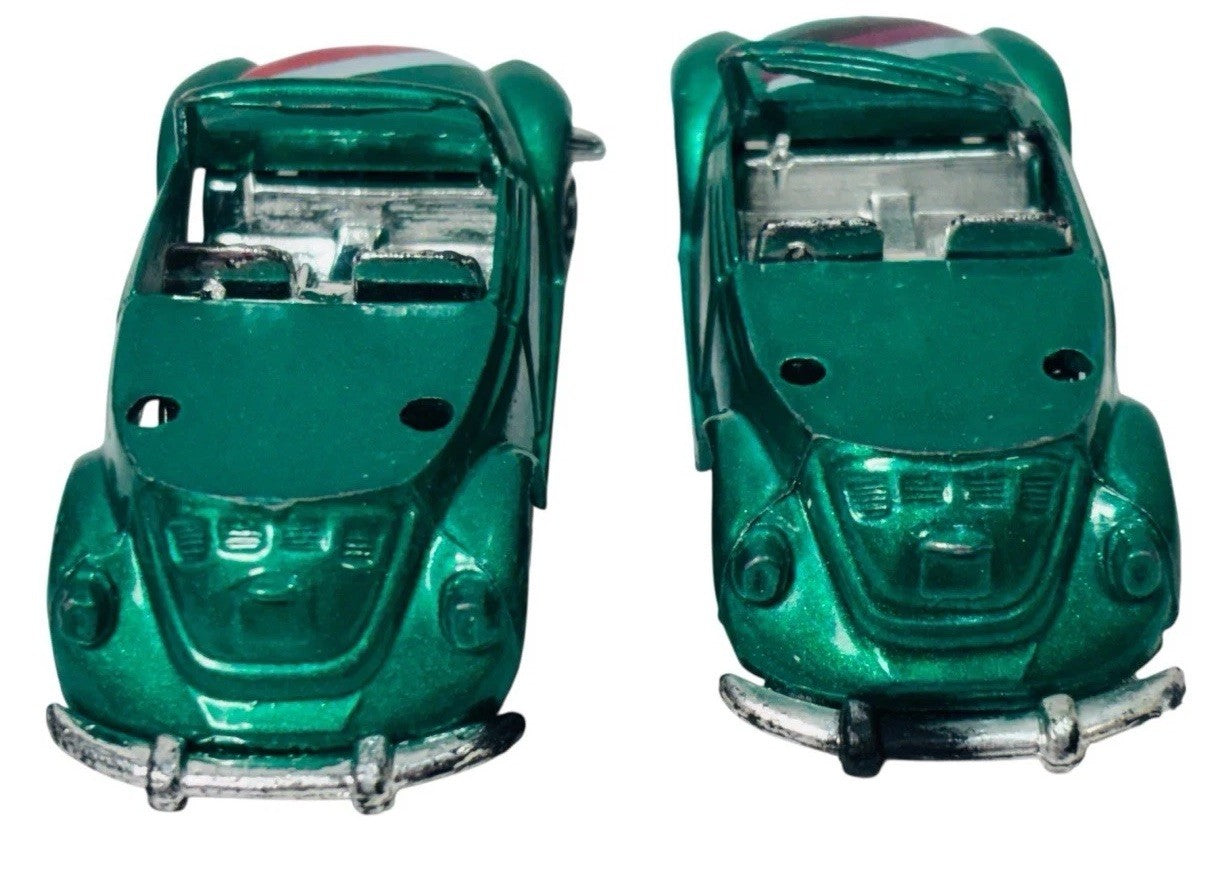 Lot of 4 Vintage Diecast 1.64 Cars (2-Summer 1990 & 2-Hot Wheels 1977 & 1980).4