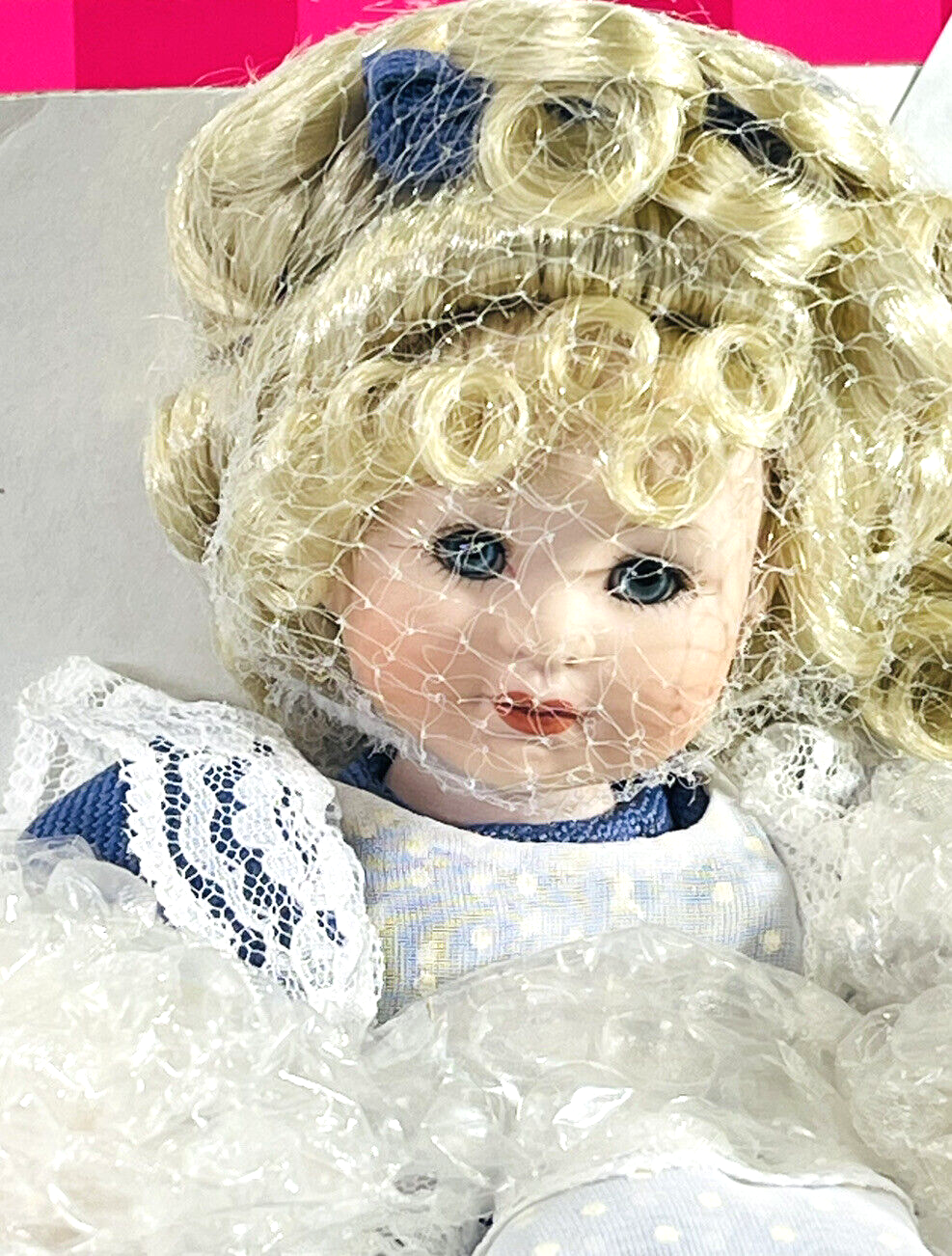 MARIE OSMOND PORCELAIN DOLL BEARY BEST FRIEND ~ COA ~ IN ORIGINAL BOX (NRFB).3