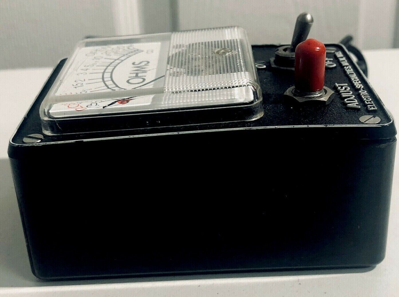 Meter PC-2 MILW/WIS w/On & Off Switch Electro ~ OHMS Specialties VINTAGE~WORKS